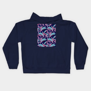 Pink Exotic Florals Kids Hoodie